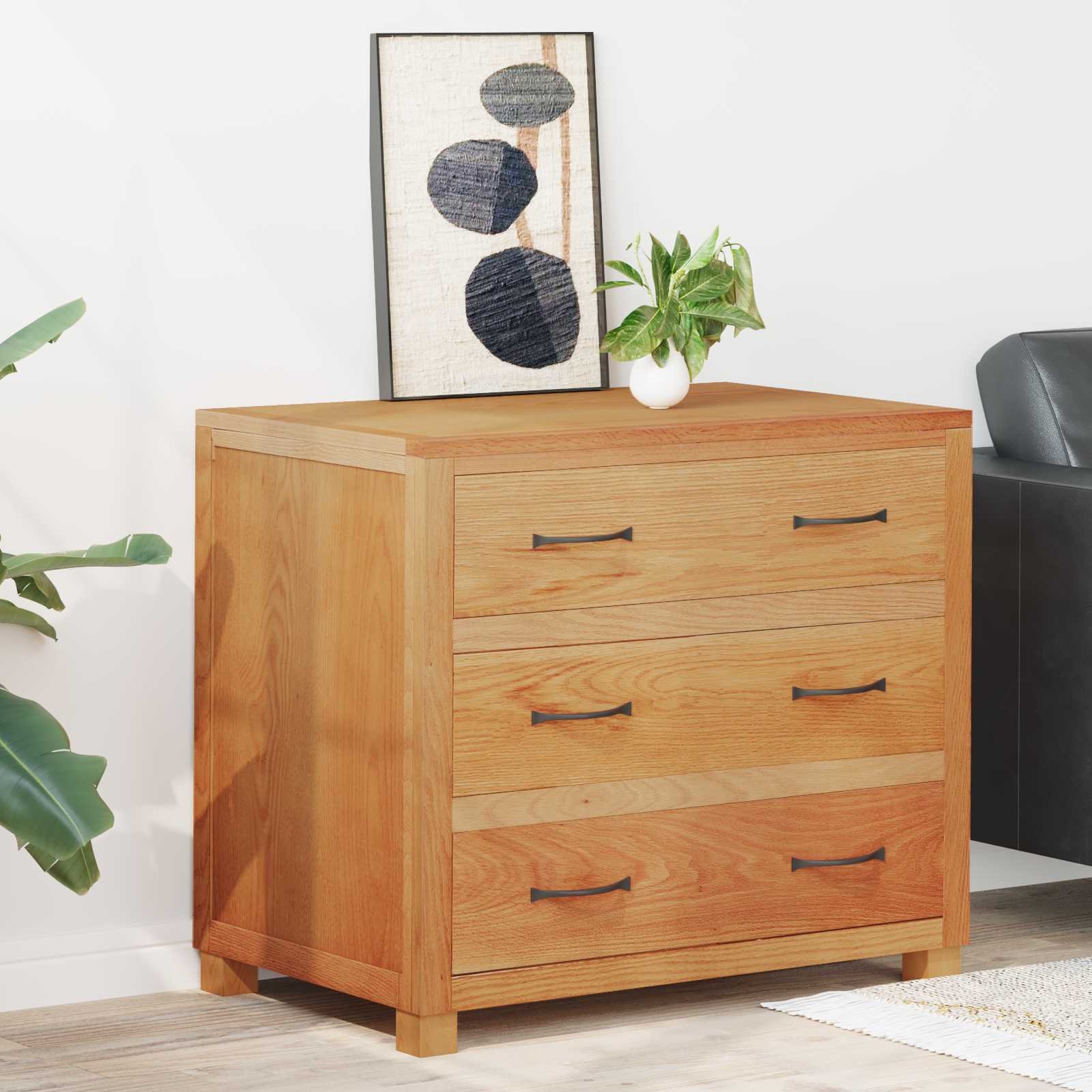 vidaXL Szafkowy z szufladą Brązowy Materiał z drewna kompozytowego