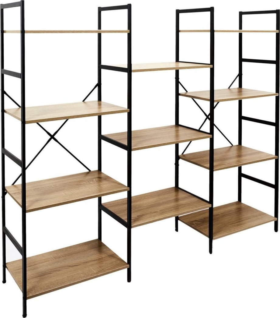 Intesi Regał Bistrot czarny/naturalny