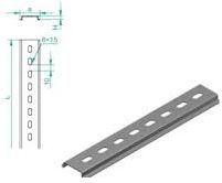 Baks TH35 SZP35H7/1 Szyna nośna EURO perforowana 1m 1,0mm (613110)