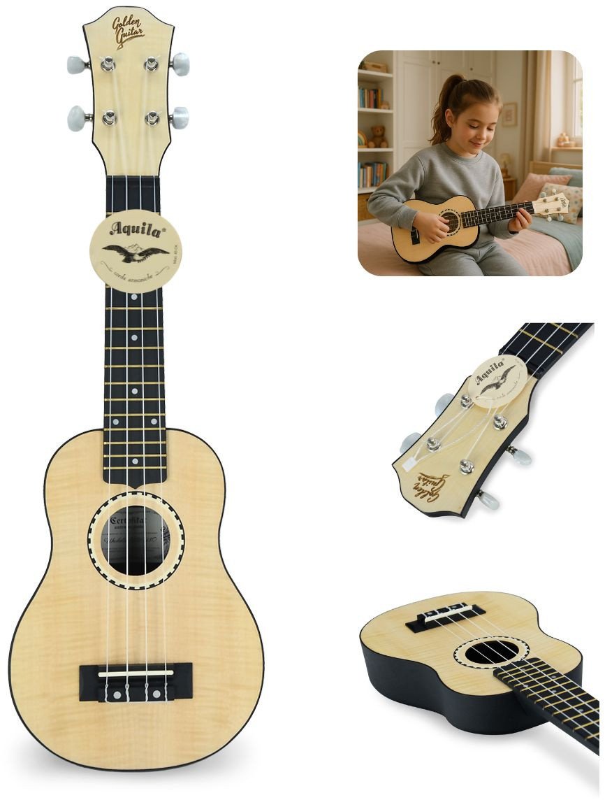 Ukulele sopranowe jasne struny Aquila GBU10 Golden Guitar one size
