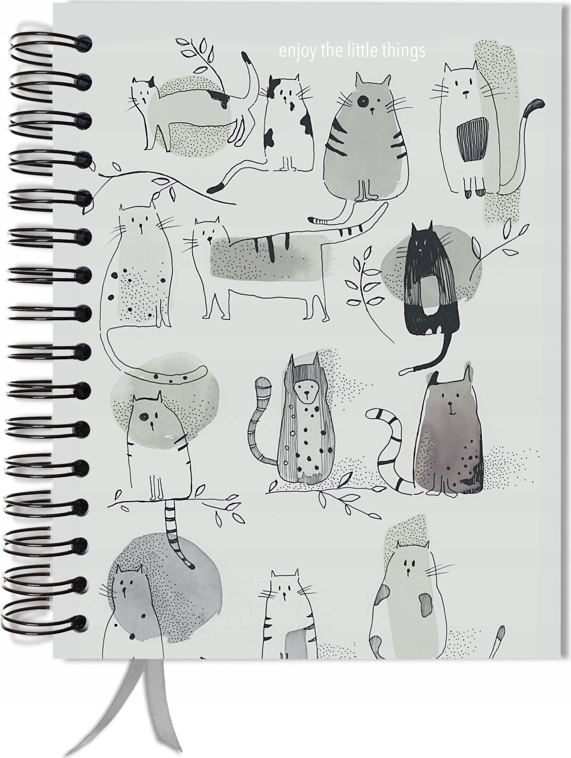 TadaPlanner Bujo bullet 180 stron journal 180 stron zeszyt A5+ w kropki pamiętnik