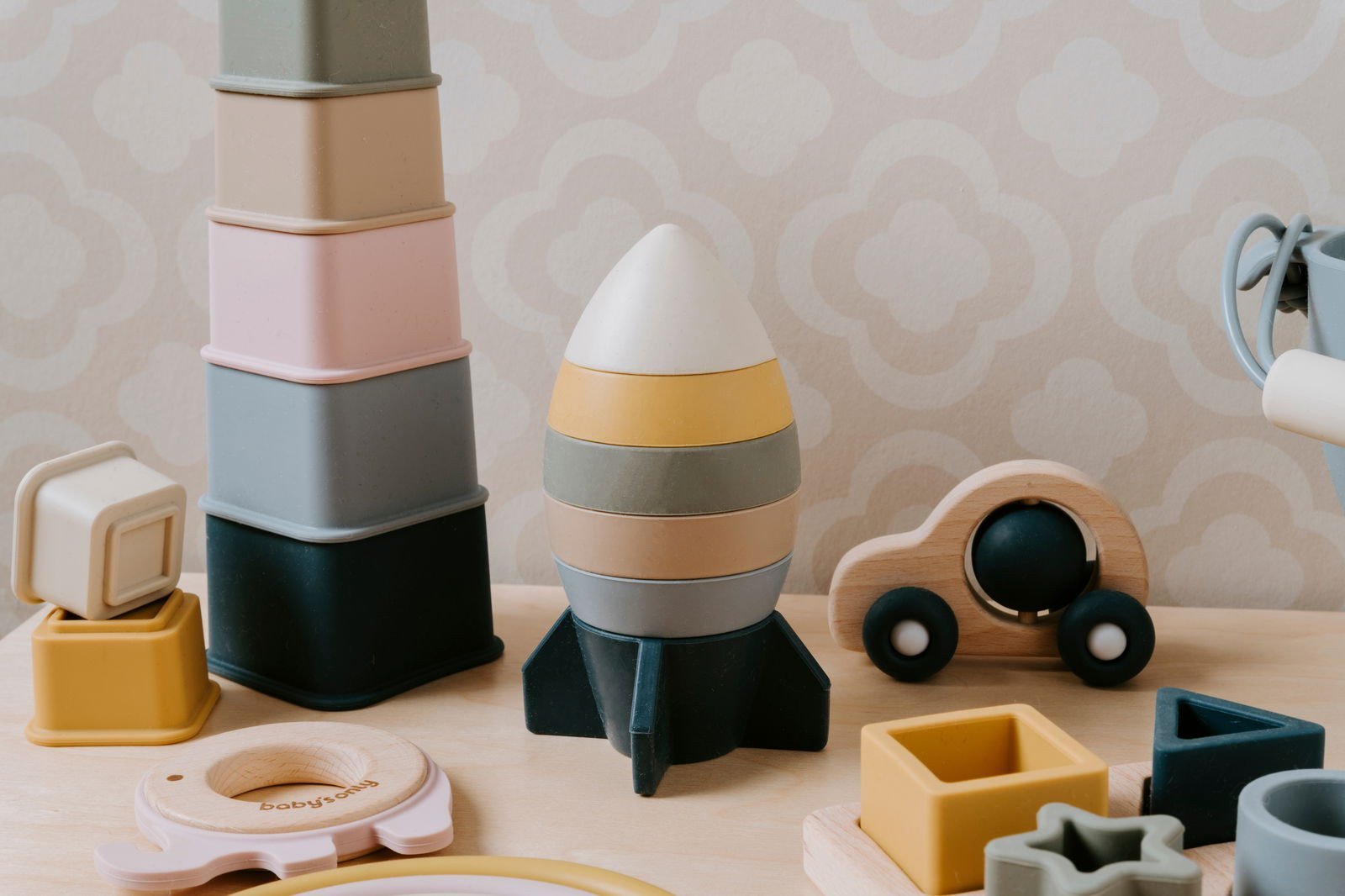 New! Baby's only silicone tower rocket 0+ Earth BO-860.859.800.50