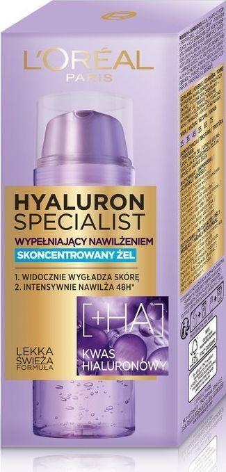 L’Oreal Paris Hyaluron Specjalist Skoncentrowany Żel wypełniający nawilżeniem 50ml