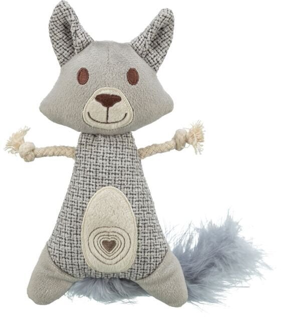 Szop XXL, zabawka, dla kota, plusz/materiał/pióra, 20 cm/30 cm, z kocimiętką