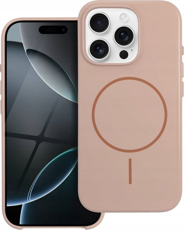 Glossy Mag Cover kompatybilny z MagSafe pasuje do IPHONE 14 PLUS pustynny złoty