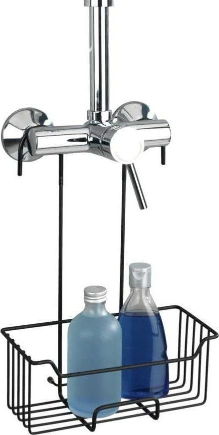 Koszyk prysznicowy Wenko prostokątny czarny (50892)