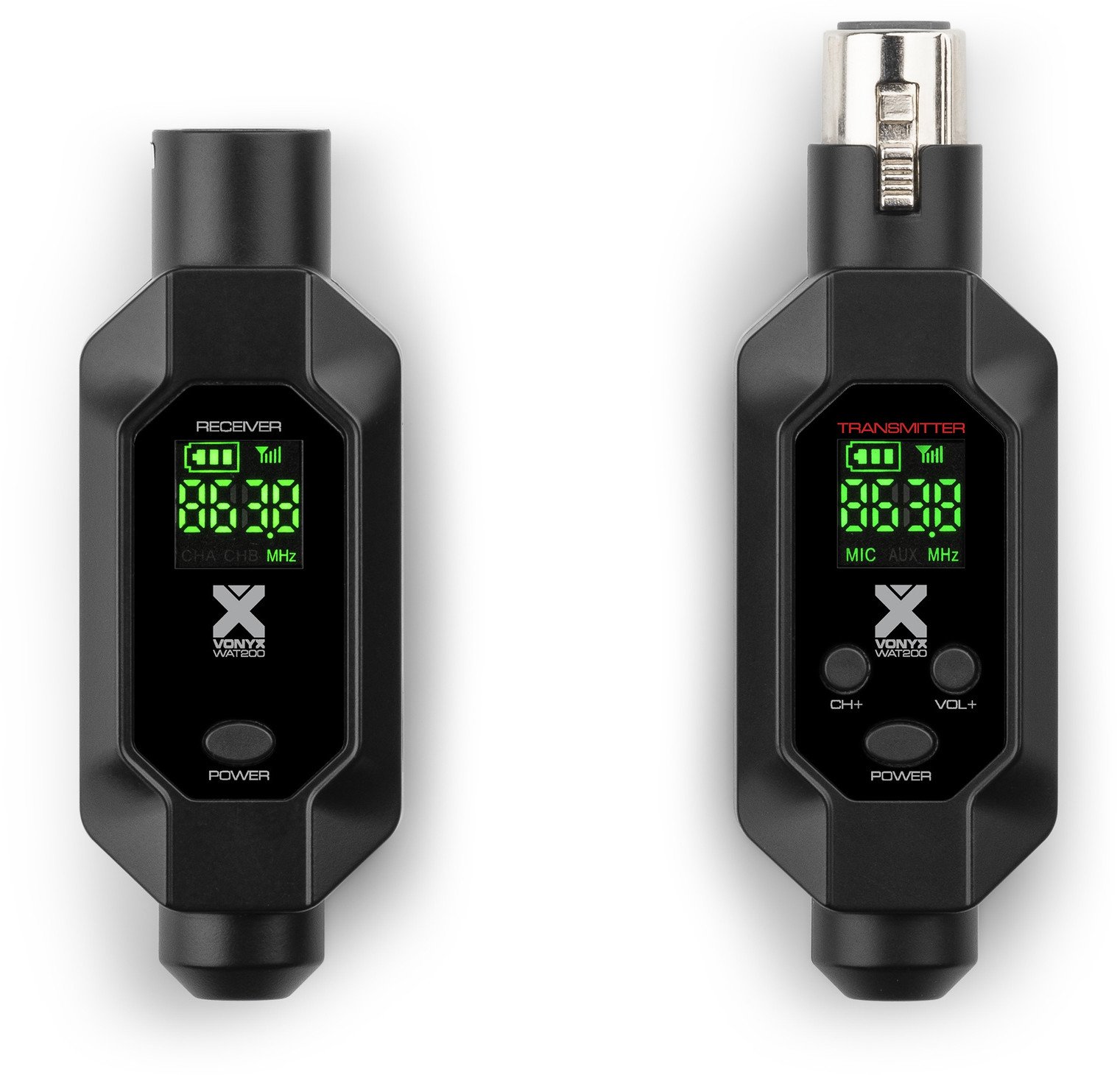 Bezprzewodowy system audio Vonyx WAT200 UHF one size