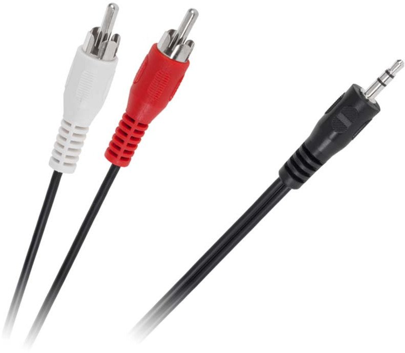 Kabel Audio Jack 3,5mm Stereo - 2xRCA 1.5m one size