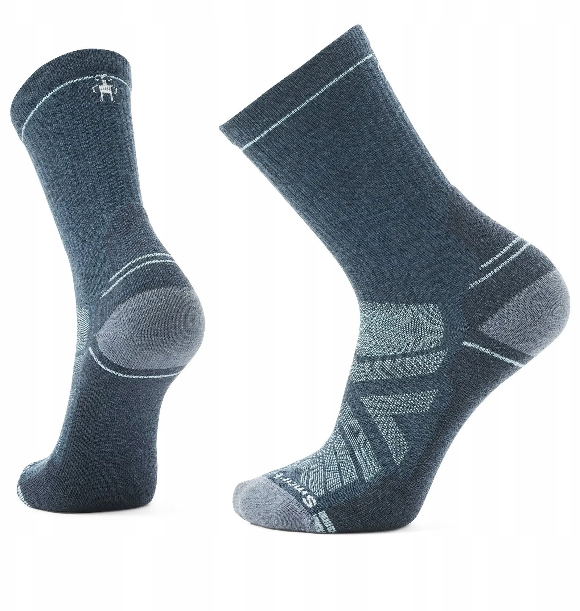 Smartwool U'S Hike Light Cushion Crew Socks, P32 | twilight/pewter, M