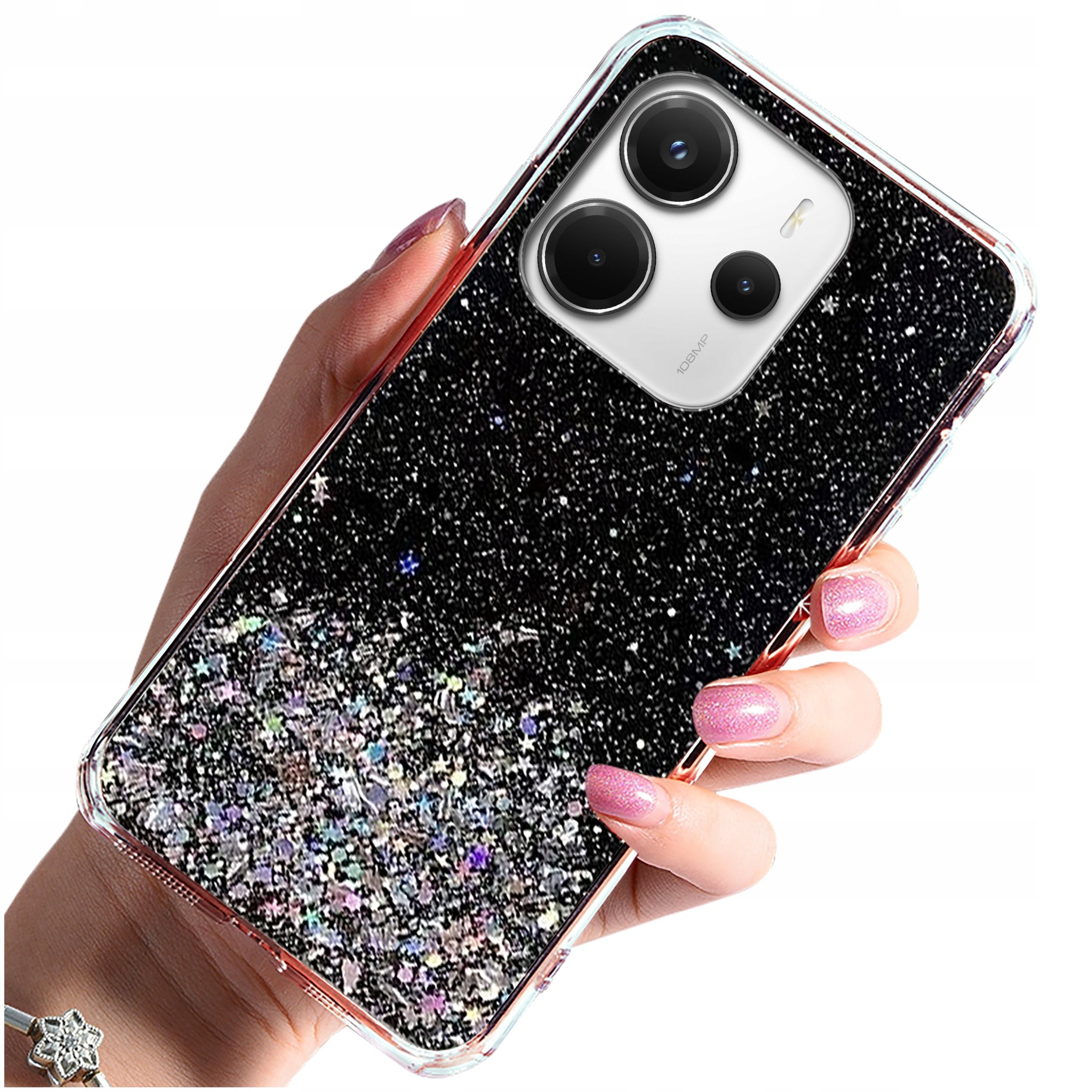 Etui do Xiaomi Redmi Note 14 5G CASE BROKAT PLECKI + SZKŁO OCHRONNE 9H