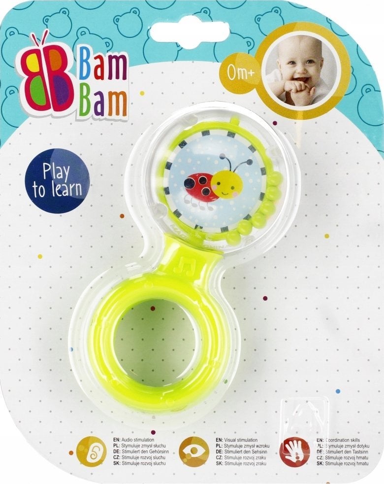 BamBam BAM BAM GRZECHOTKA KULA 16X20X6 B/C 24/48