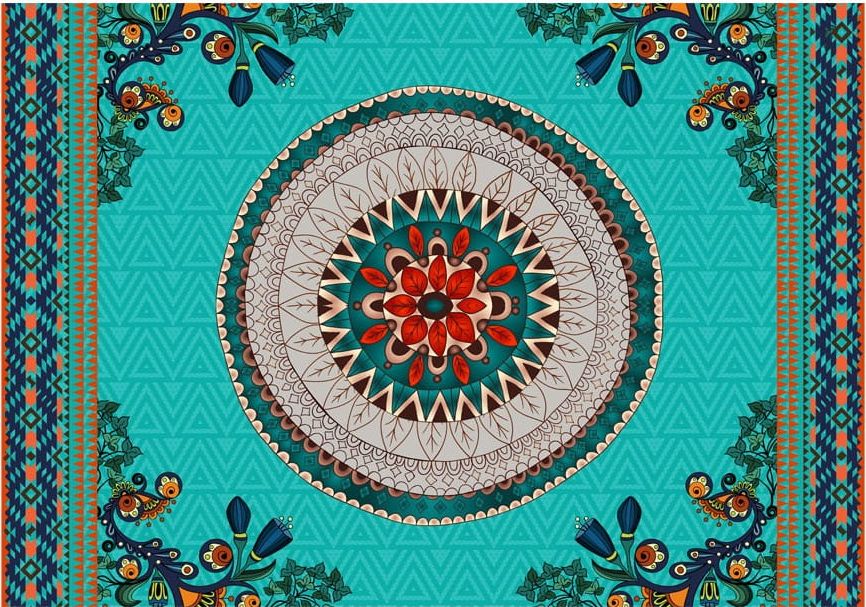 DecoNest Fototapeta - Ludowa inspiracja - 200X140