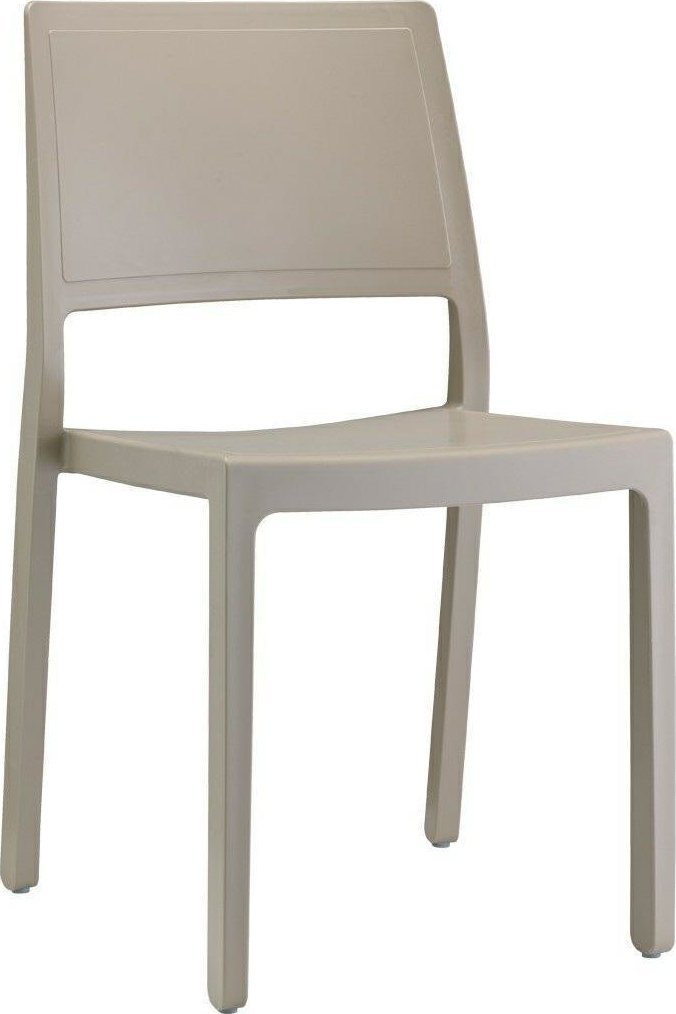 SCAB Design Krzesło Kate beżowe z tworzywa