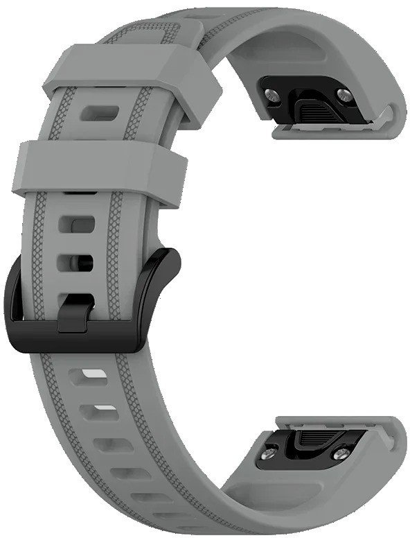 PASEK DO GARMIN FENIX 5S / 6S / 7S / 8 43 EASYFIT SZARY