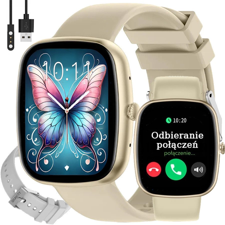 Zegarek damski SMARTWATCH GRAVITY T18-8 PROF