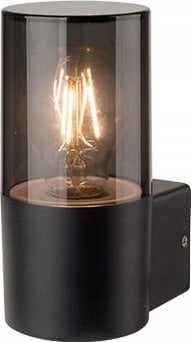 Kinkiet LVT LVT XD-HW911B kinkiet lampa ścienna ogrodowa IP44 1x40W E27 czarny/dymiony