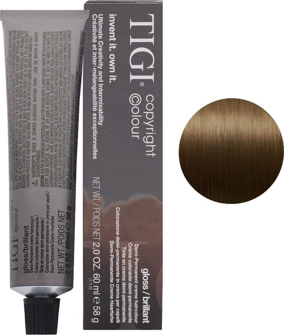 Tigi Tigi, Colour Gloss, Semi-Permanent Hair Dye, 5/0 Light Natural Brown, 60 ml For Women