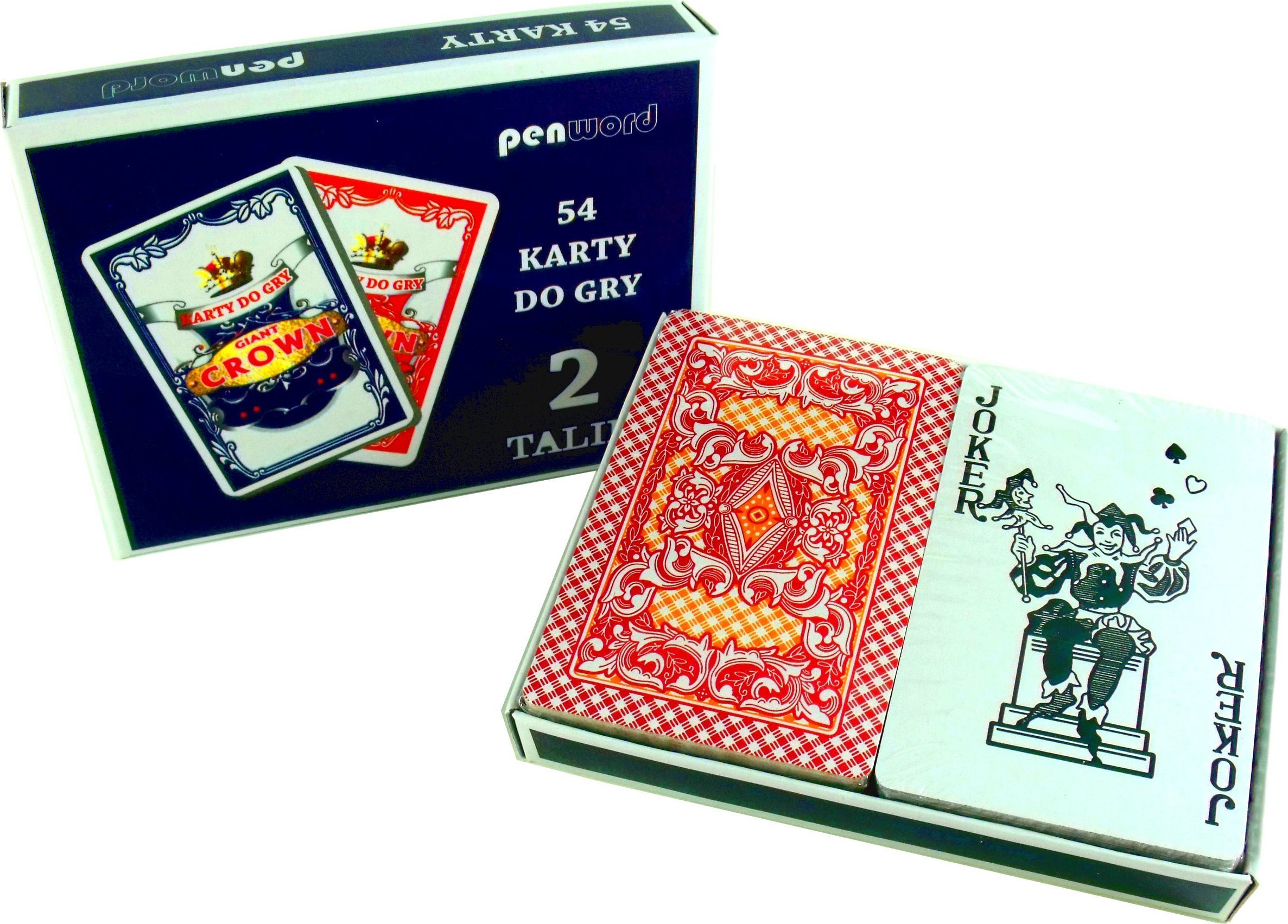 Penword Karty do gry 54 2 talie