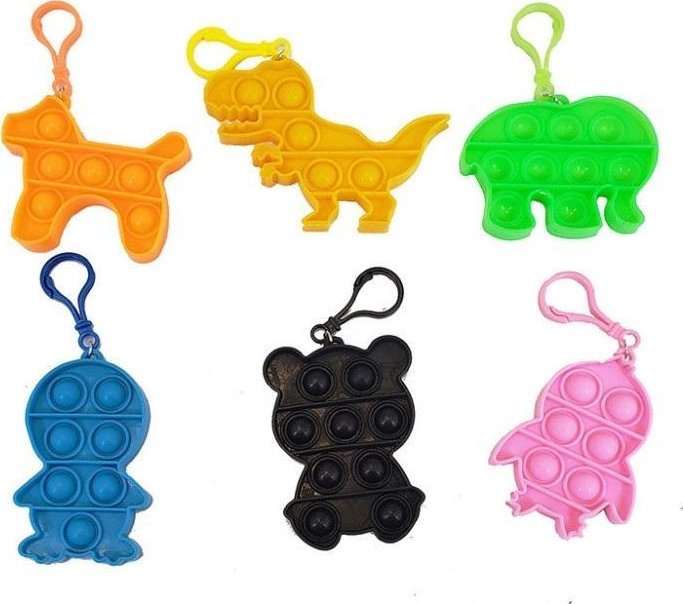 Brelok Zwierzątka Pop It MIX