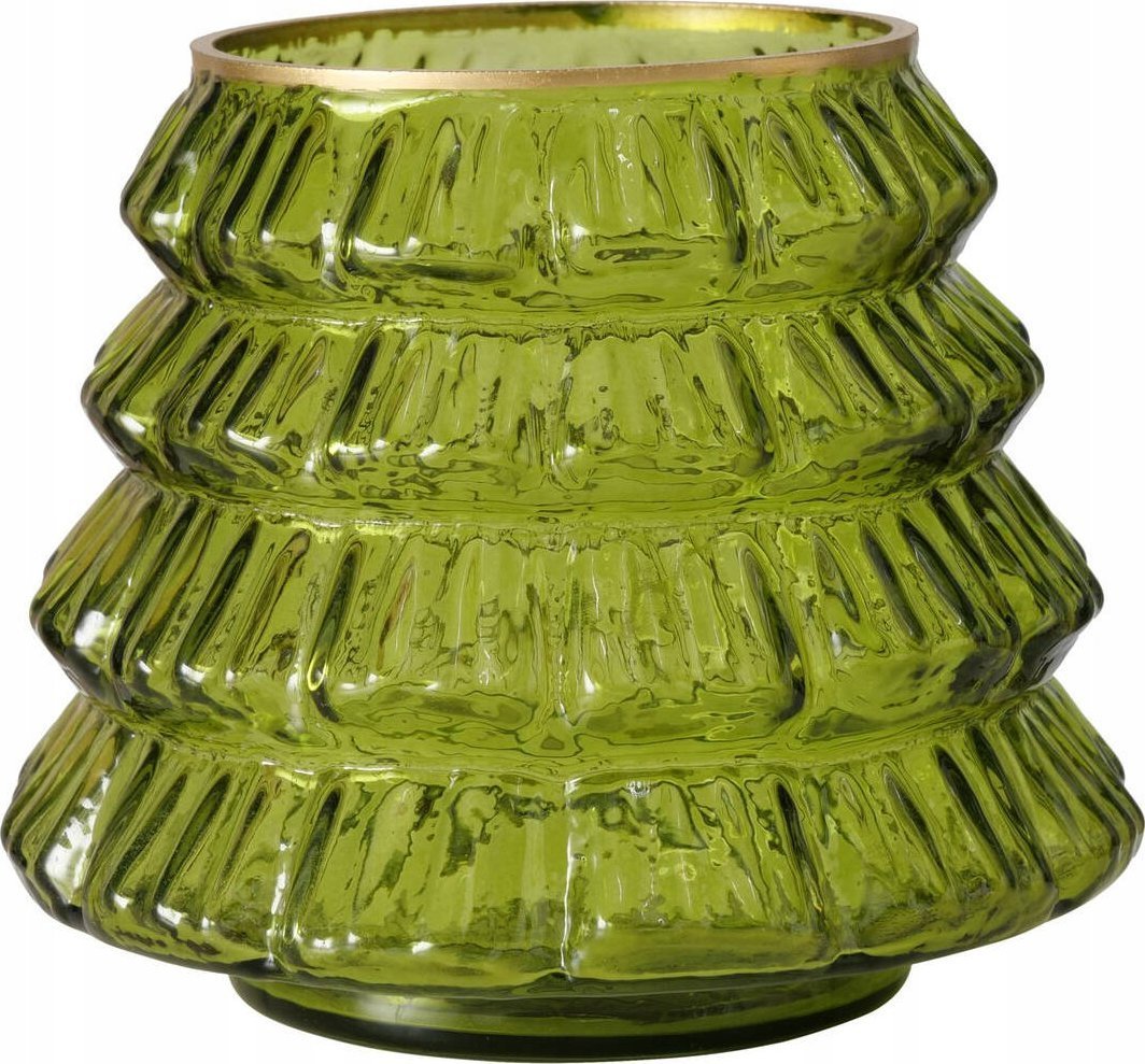 Boltze Szklana osłonka na świeczkę TIWA, wys. 11,5 cm