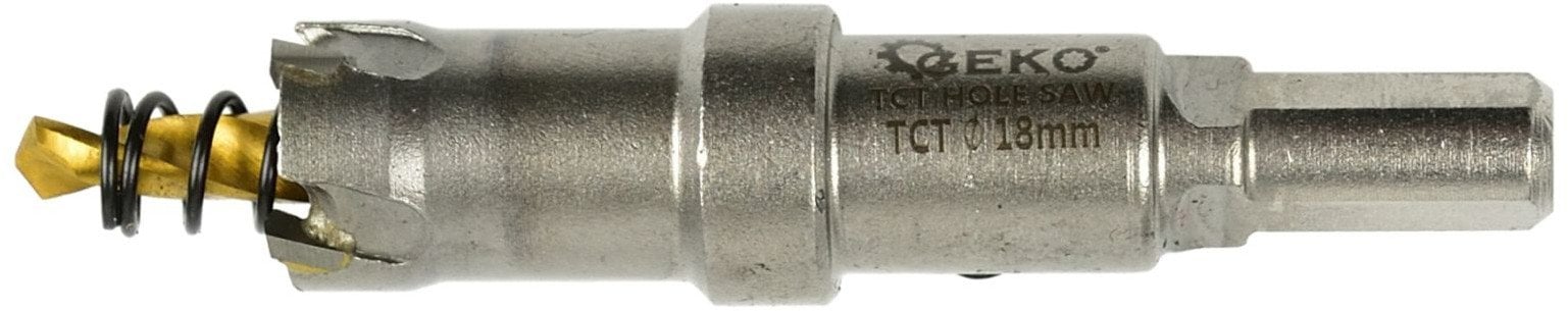 Otwornica widiowa - koronka do metalu 18mm z wiertłem tytanowym (100)