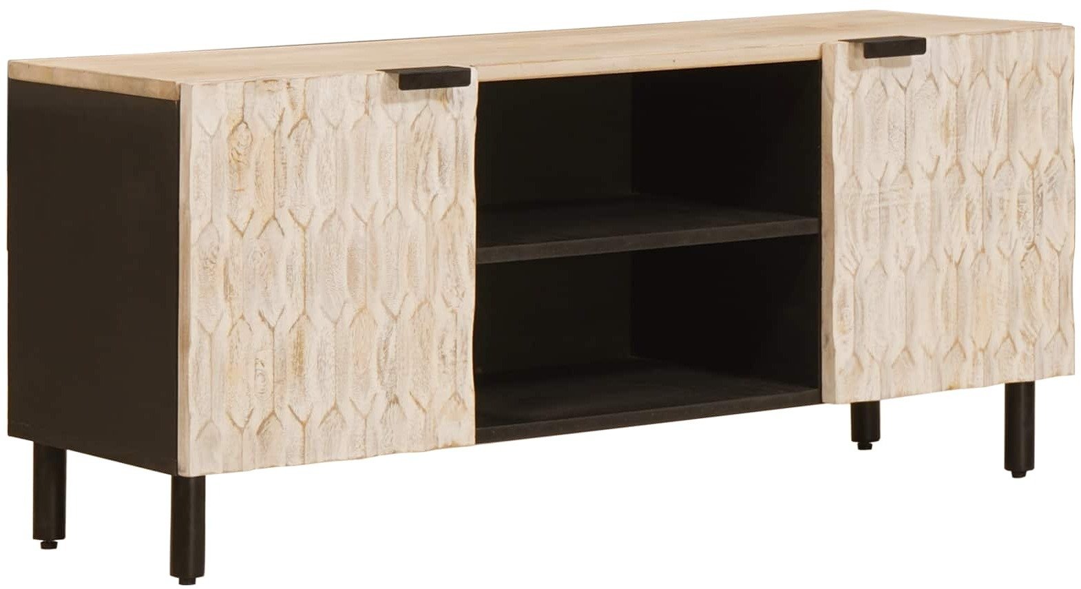 vidaXL Szafka pod telewizor Wykończenie w kolorze białym