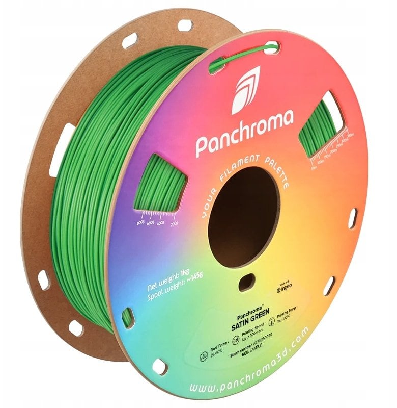 Panchroma PLA Satin 1.75mm 1kg - Satin Green