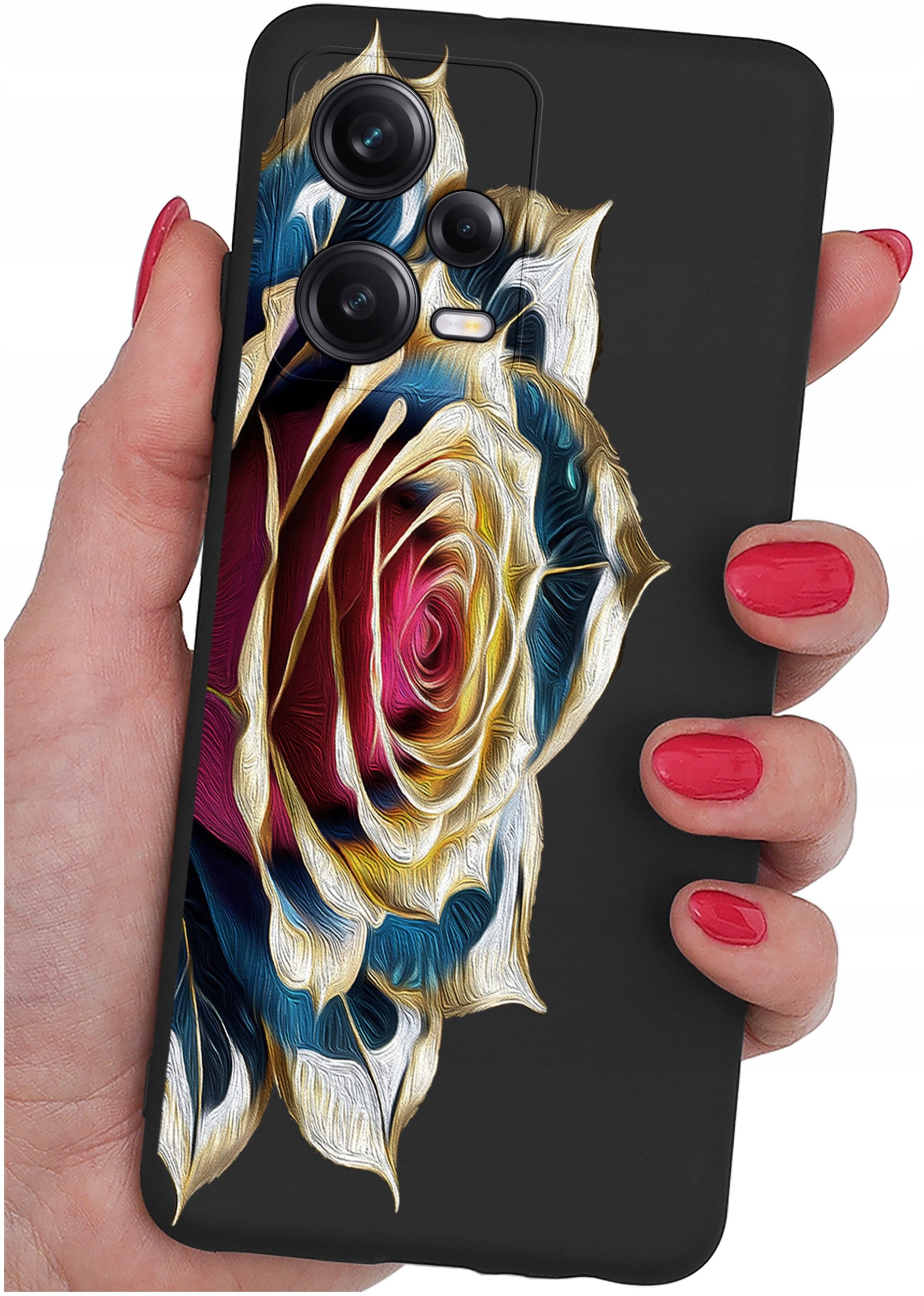 ETUI do Xiaomi Redmi Note 12 5G |Poco X5 5G | WZORY | SILIKONOWE MATT SZKŁO