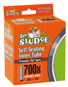 Weldtite Dętka z płynem antyprzebiciowym DR SLUDGE PUNCTURE PROTECTION INNER TUBE 700 x 28c-35c schrader (WLD-04019)