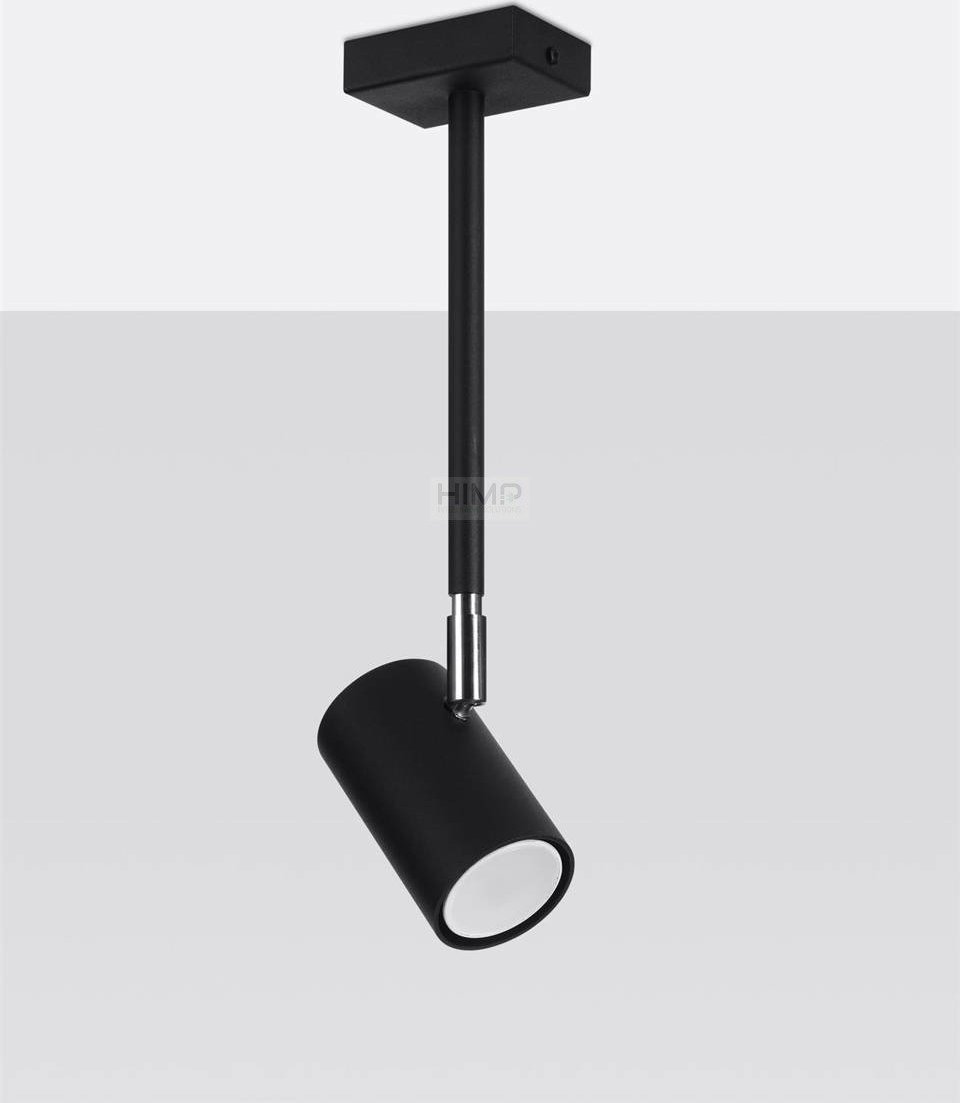 Lampa sufitowa Sollux Plafon NORANO czarny himp