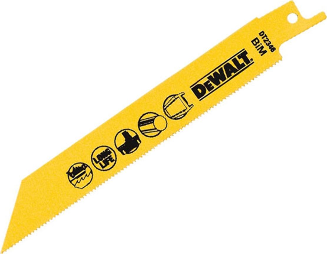 Dewalt DEWALT Brzeszczoty ze stali kobaltowej (dł. całkowita 152 mm, podziałka zębów 1.4 mm - do stali i metali nieżelażnych grub. 3 mm) - DT2346-QZ