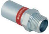 Geberit Złączka Geberit Mapress C-Stahl 22mm przejściowa GZ 1/2" i końcówką wsuwaną (21935)