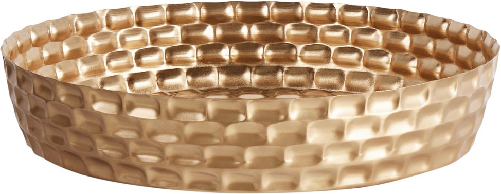 Beliani Taca dekoracyjna złota SUEZ!