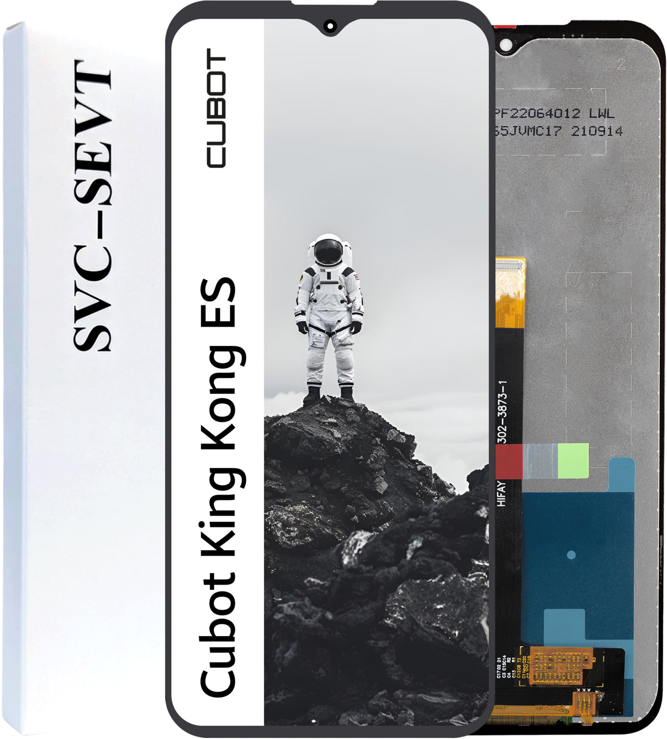 Zila Wyświetlacz do Cubot King Kong ES Ekran LCD Oryginał (5904858353958)