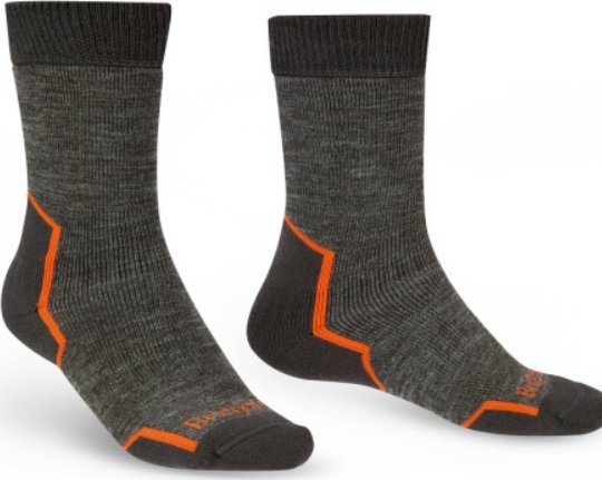 Bridgedale Skarpety trekkingowe Explorer Heavyweight Merino Comfort antracyt 40-43