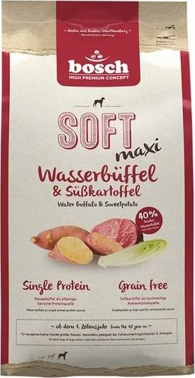 Bosch Bosch Soft Maxi Bawół Wodny & Bataty 12,5kg + Advantix - dla psów 25-40kg (4 pipety x 4ml)