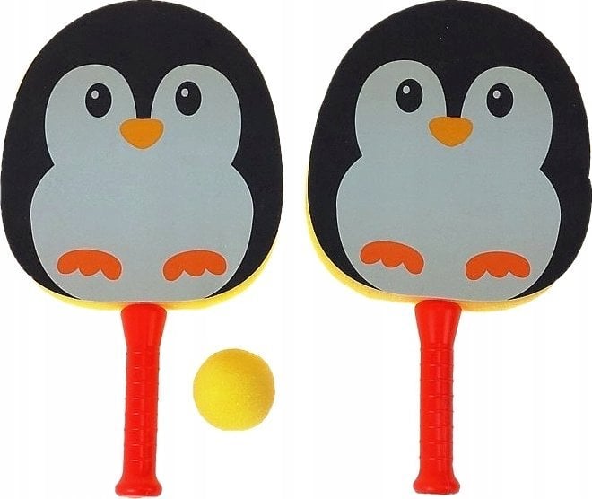 Adar Zestaw rakietek piankowych Pingwin z piłeczk±