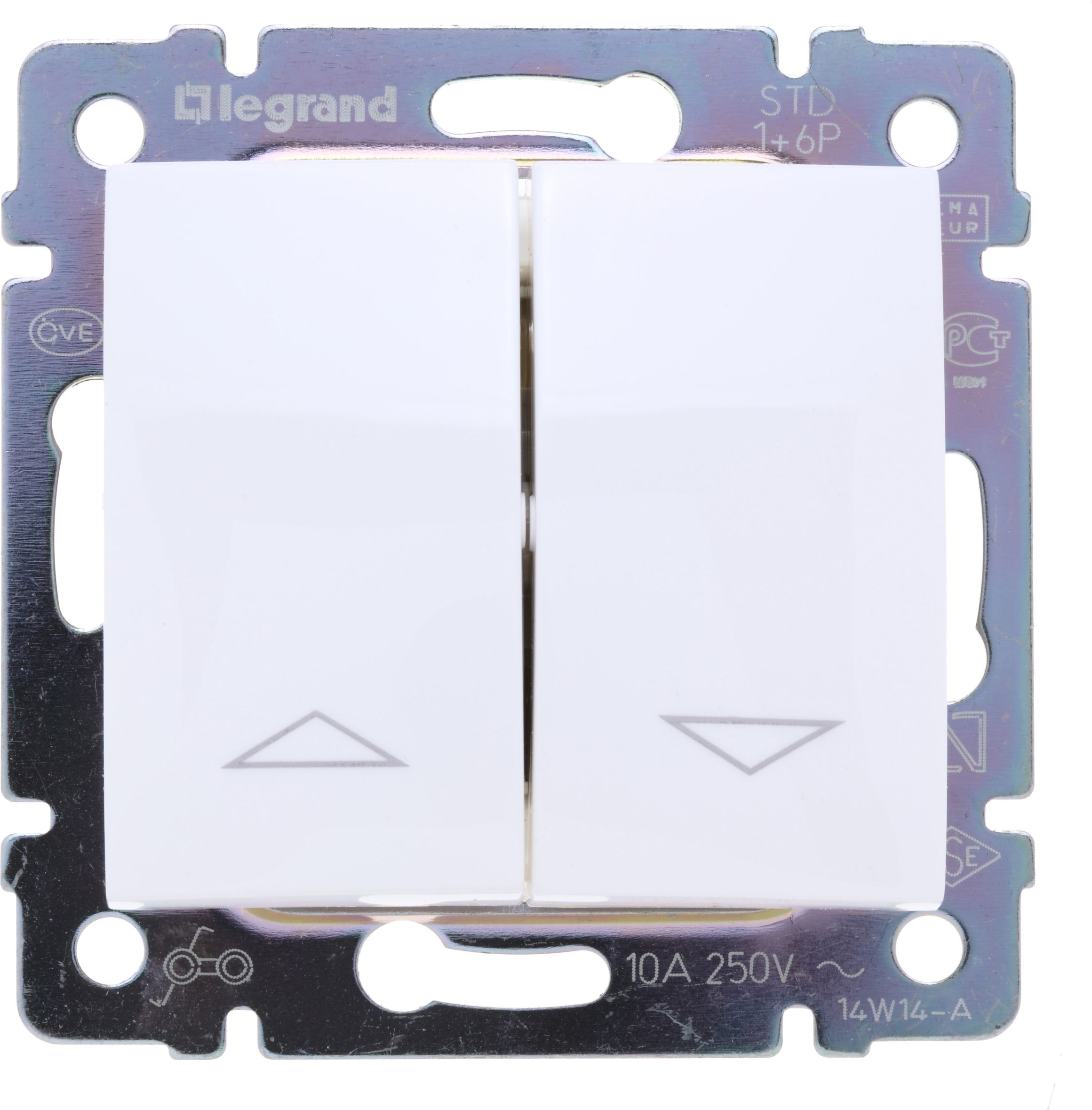 Legrand Przycisk sterowniczy roletami biały Valena - 774414