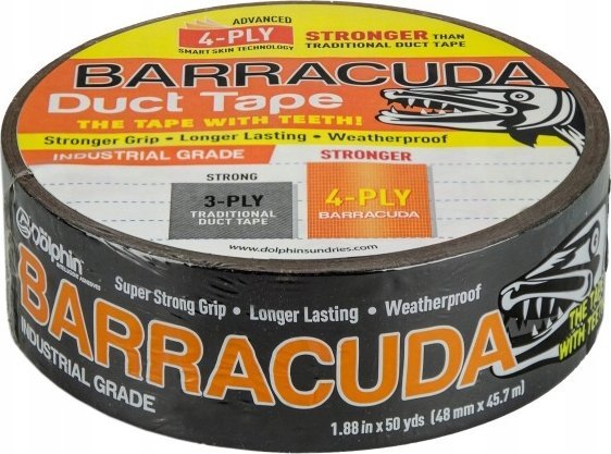 Victoria Sport TAŚMA NAPRAWCZA POMARAŃCZOWA BARRACUDA BLUE DOLPHIN 48MMx45,7M