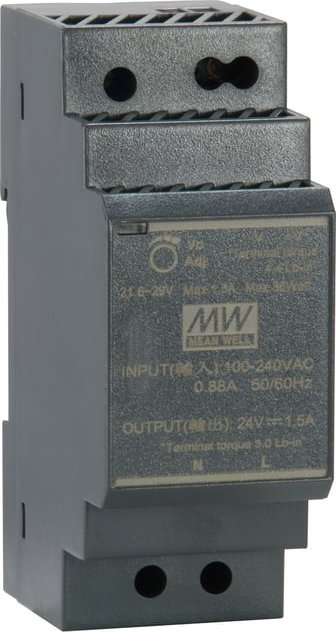 LevelOne LevelOne POW-2411 moduł zasilaczy 30 W Czarny