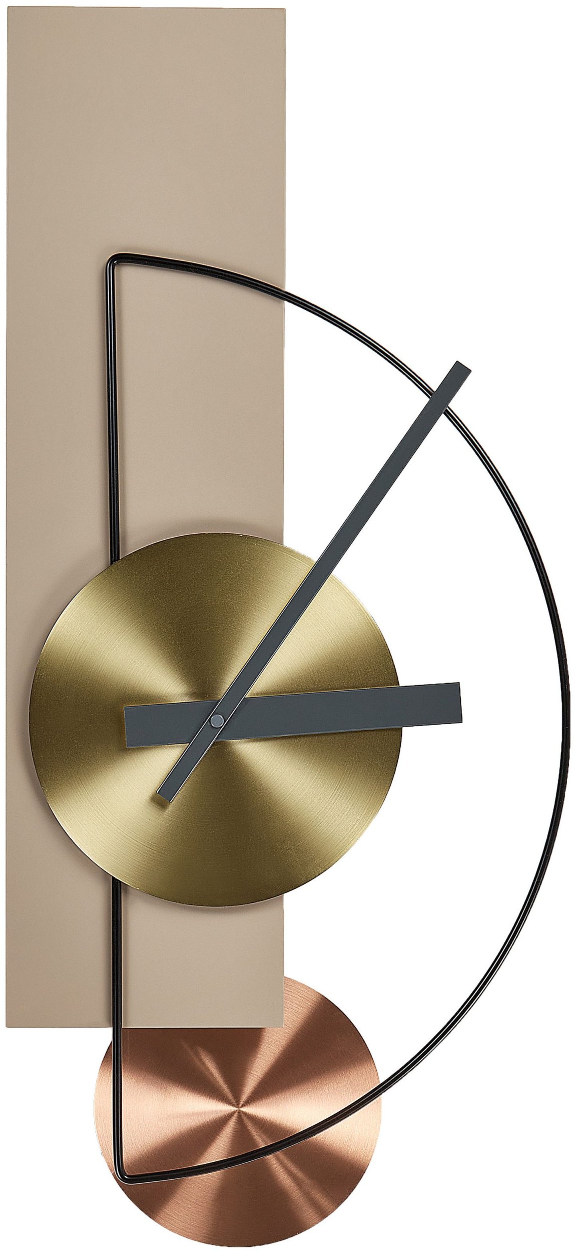 Zegar ścienny CEVINS 31 cm Metal Beżowy