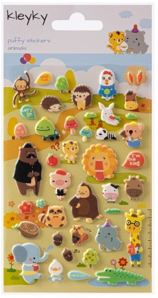 Naklejki wypukłe Zwierzaki