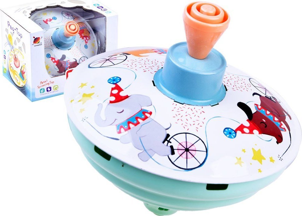 Jokomisiada Metalowy BĄCZEK tradycyjna zabawka bąk ZA3884