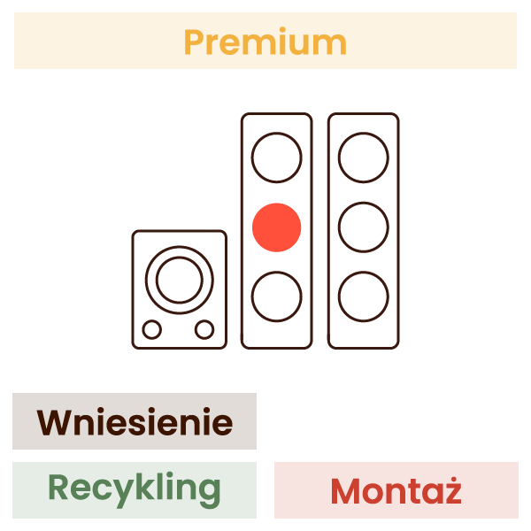 Montaż kina domowego lub zestawu HiFi KOMFORT