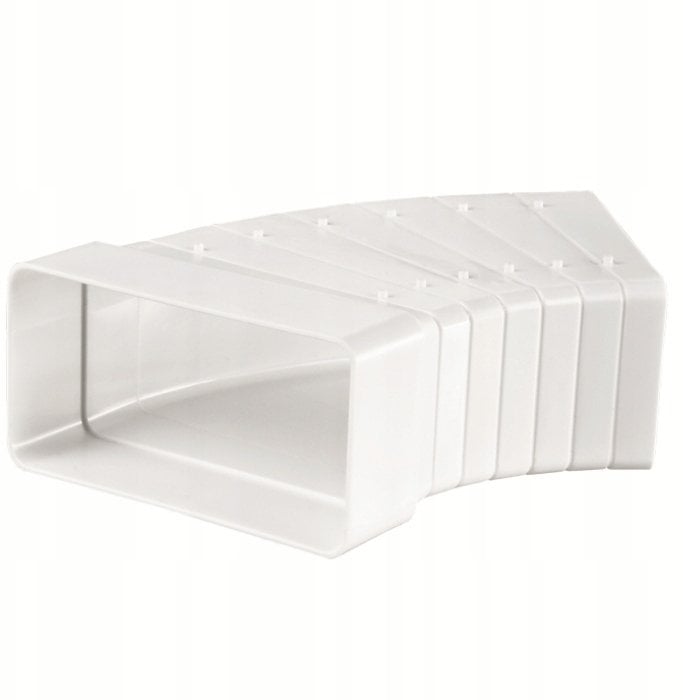 Kolano wielokątowe 110x55mm białe KP55-UNI