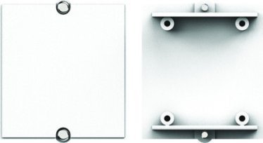 Bachmann Ramka maskująca BACHMANN z przykręcaną kopułką biała