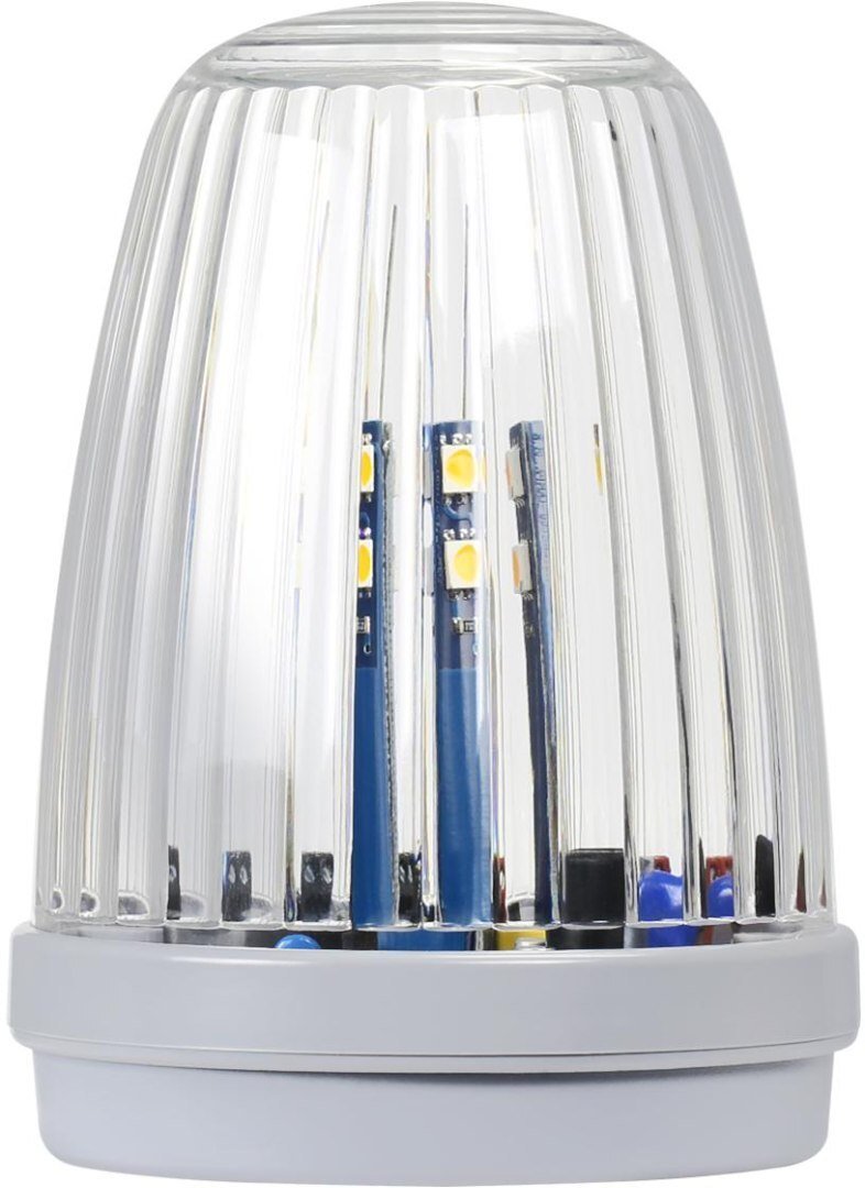 Relpol Lampa LED Proxima Biały kogut z anteną 433.92 MHz (12-24V AC/DC lub 230V AC) świeci na żółto