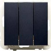 Efapel EFAPEL LOGUS90 ŁĄCZNIK 3-KLAWISZOWY CZARNY 90088 KWPM