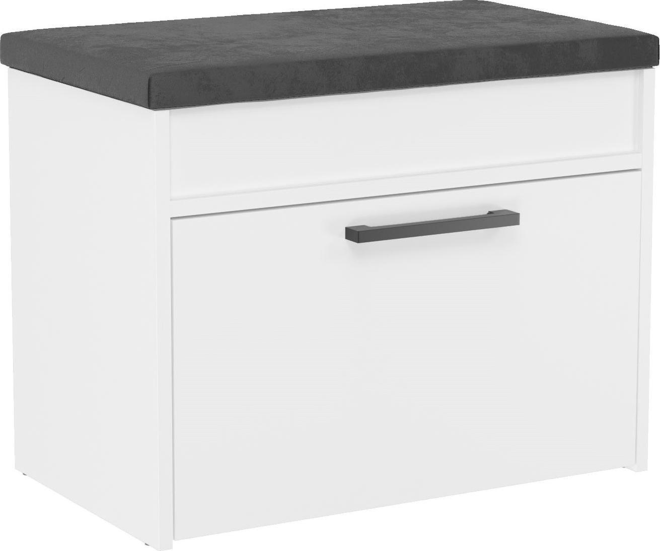 SZAFKA NA BUTY PARMA MINI SIEDZISKO SCHOWEK BIAŁA