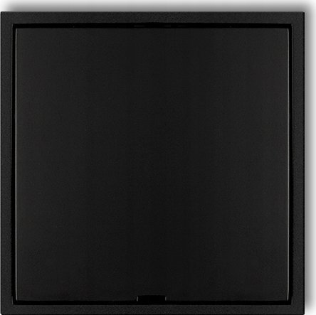 Karlik Ramka pośrednia z zaślepką czarny mat 12MRPZ ZA-MI-02-22-12-ND-ND